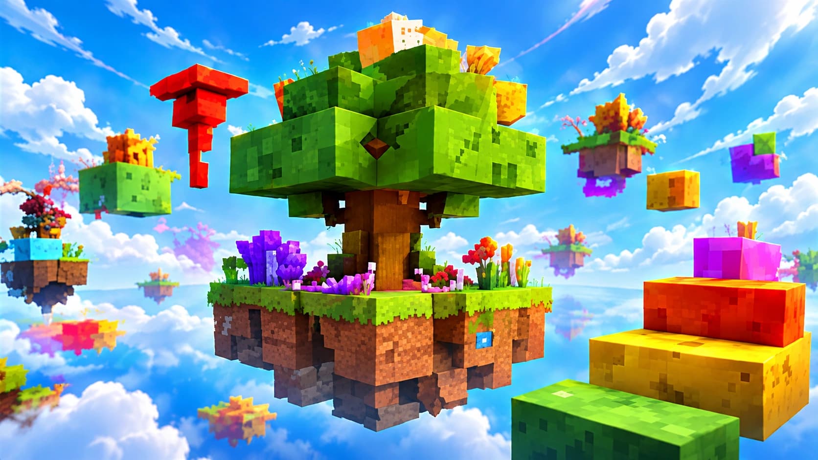 SkyBlock Obby concept artwork